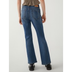 jeans bootcut blue jeans vista posteriore indossato