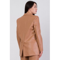 Blazer Ecopelle Camel vista posteriore