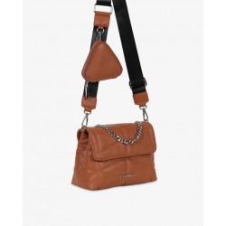 Mini BAG ecopelle camel vista anteriore